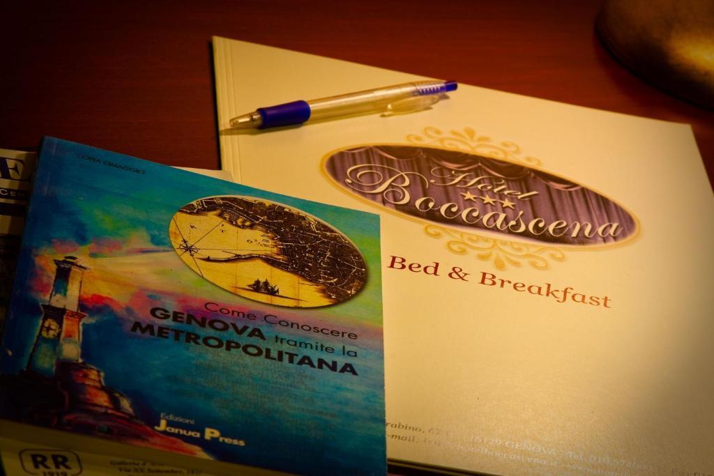 Hotel Boccascena Genoa Bagian luar foto